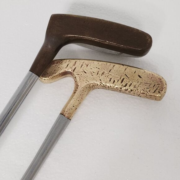 Lot of 2 Acushnet Bullseye M-OSET-5S & FL-M 5S John Reuter Jr. Putters Steel 35" - Picture 2 of 14